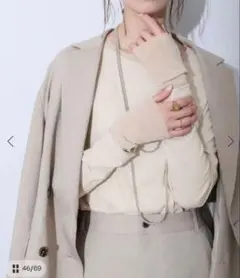 SLOBE IENA レイヤードスリーブロンtee ナチュラル