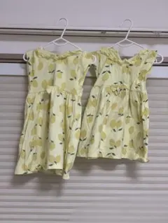 La Petit Lilly 半袖ワンピ　90/100 2枚セット