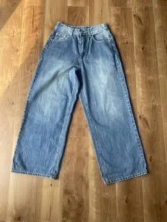 アンティカ　Mサイズ ワイドデニムパンツ