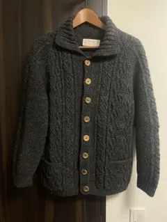 INVERALLAN⭐︎ダークグレー⭐︎3A⭐︎ケーブルニットセーター⭐︎メンズL程度