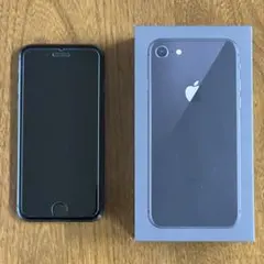 iPhone 8 スペースグレー 256GB simフリー 付属品未使用100%