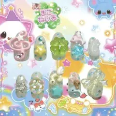 ネイルチップ 平成女児 ウィッシュコア 羽 星 音符 ドット クローバー y2k