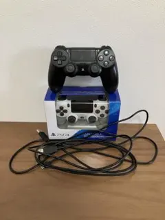 訳アリ　DUALSHOCK 4 ワイヤレスコントローラー 黒/白　純正品