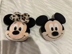ミッキー・ミニー ぬいぐるみポーチ　ディズニーランド