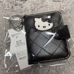 ローリーズファーム キティ レザー ブラック キーホルダー*ˊᵕˋ)੭