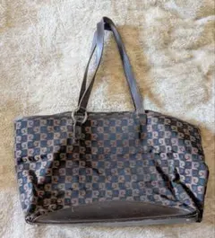 シャルルジョルダン ショルダーバッグ 茶色 黒 ヴィンテージ