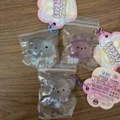 LOVELY PINCHING タートル クリア スクイーズ 열쇠 고리