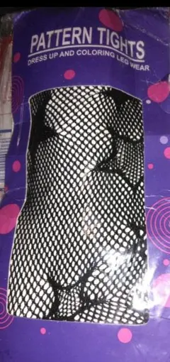 C*n様 星模様網タイツ M-Lサイズ