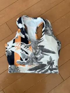 LindaWerks 花柄 クロスバック ヨガウェア