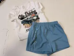 プリントTシャツとショートパンツセット　9-12ヶ月