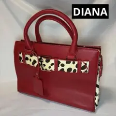 Diana ダイアナ　ハンドバッグ　レディース　レッド