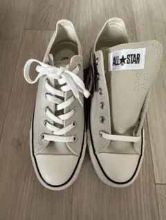 【新品・未使用】　コンバースローカット　REACT アイボリー