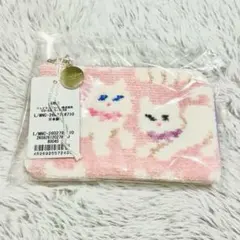 FEILER ラブラリーバイフェイラー モフモフネコチャン L字ポーチ