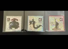 ポケモン工芸展 平日限定ステッカー3枚セット フシギバナ ホウオウ