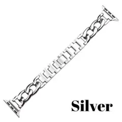 Apple Watch チェーン バンド 38/40/41mm シルバー