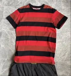 激レア 当時物 80s原宿チョッパー ボーダーTシャツ クールス COOLS 