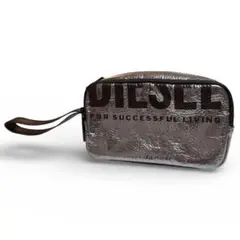 【非売品】DIESEL ディーゼル シルバーポーチ ノベルティ