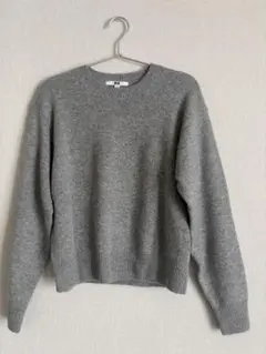 UNIQLO グレー セーター Sサイズ 100%毛