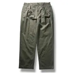 90s ポロラルフローレン ポロチノ アンドリューパンツ カーキ 古着 2タック