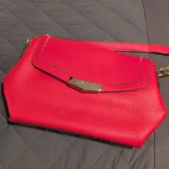 D.KELLY レッド ショルダーバッグ
