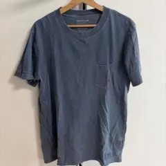 BAYFLOW メンズダークブルー 半袖Tシャツ