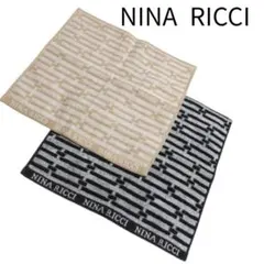 《未使用》NINA RICCI　ニナリッチ　　ハンドタオル　モダン　2枚のサムネイル