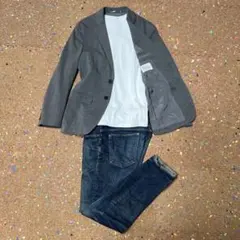 EDIFICE ジャケット グレー 44サイズ