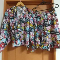 サンリオ ハローキティ レディース 甚平 Mサイズ～Lサイズ