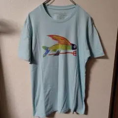 patagonia カラフル魚プリント Tシャツ S