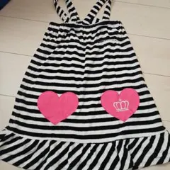 BABYDOLL ストライプ ノースリーブワンピース