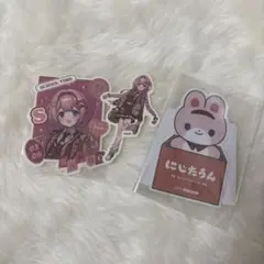 【匿名配送】周防サンゴ ステッカー ダイカットポップスタンド　3点セット