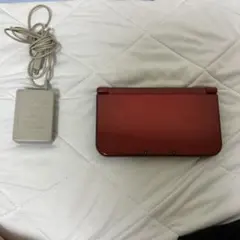 （動作確認済み）ニンテンドー3DS LL 本体 レッドACアダプター付き
