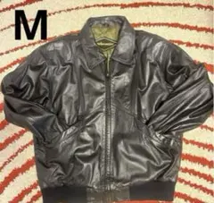 【牛革100%】カウレザーシングルライダースジャケット リブ切り替え