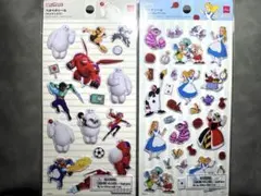即日発送‼️正規品‼️ぷっくり ぺたぺたシール ベイマックス 不思議の国のアリス