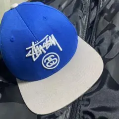 【本日限定値下げ‼️】Stussy キャップ 青 グレー