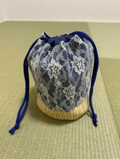 レース　花柄 浴衣バッグのサムネイル