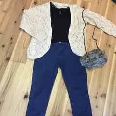 値下中！ページボーイ ニットカーディガン