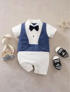 SHEIN タキシード風ロンパース 12-18M