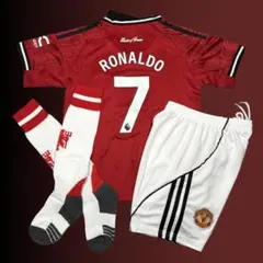 《150サイズ》 クリロナ マンU サッカー キッズ ユニフォーム 新品 最新