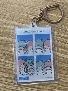 証明写真風キーホルダー リトルツインスターズ キキララ