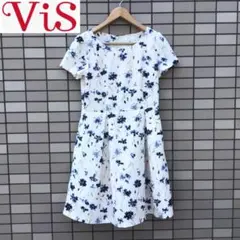 VIS【ビス】ワンピース　花柄ワンピース