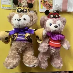 ディズニーシー2012ハロウィン ダッフィ シェリーメイ ぬいぐるみバッチ