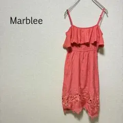 b0153【マーブリー】キャミワンピース フリル レース ウエストゴムのサムネイル