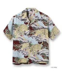 サンサーフ　SUN SURF FIGHTING TIGER アロハシャツ　Mのサムネイル