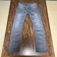 極美品　DeeTA ストレッチ　JEFFLY デニムパンツ　グレー　30のサムネイル