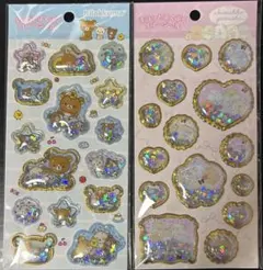 サンエックス　キラッとぷくぷくエアーシール　2個セット　すみっこ　リラックマ