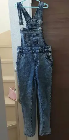 La Blue デニムサロペット