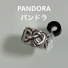 PANDORA パンドラ ハート チャーム クリップ ブレスレット