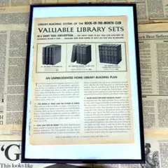 BOOK-OF-THE-MONTH CLUB 広告 AD6171 ライブラリー