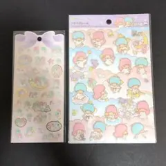 サンリオ キキララ (リトルツインスターズ)シール 2点セット